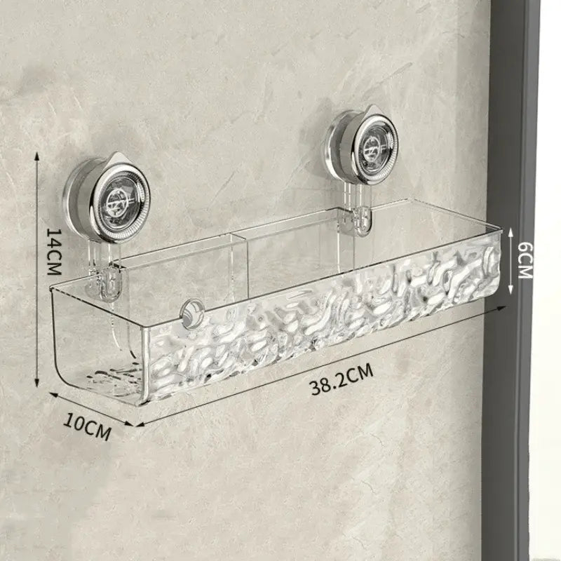 Porte-objet à ventouse avec grille de drainage