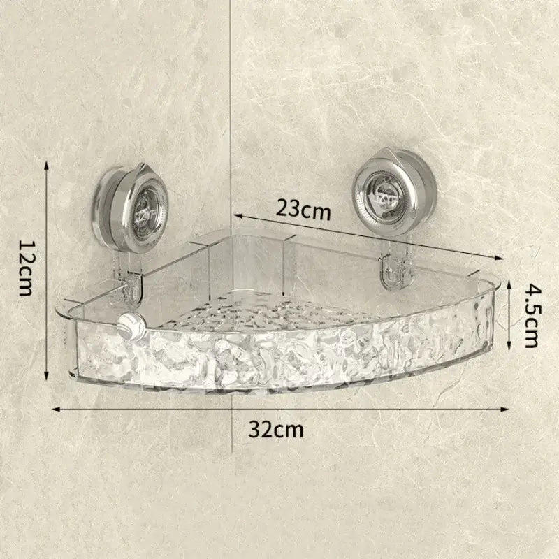 Porte-objet à ventouse avec grille de drainage