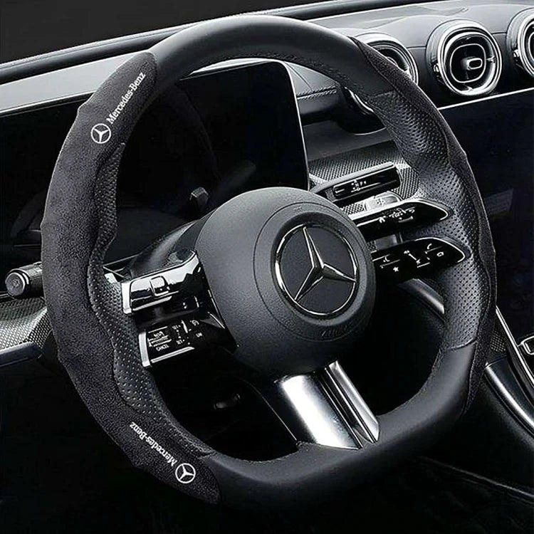 Couvre-volant en daim luxueux