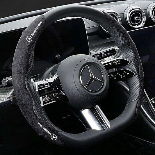 Couvre-volant en daim luxueux
