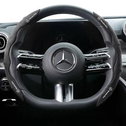 Couvre-volant en daim luxueux