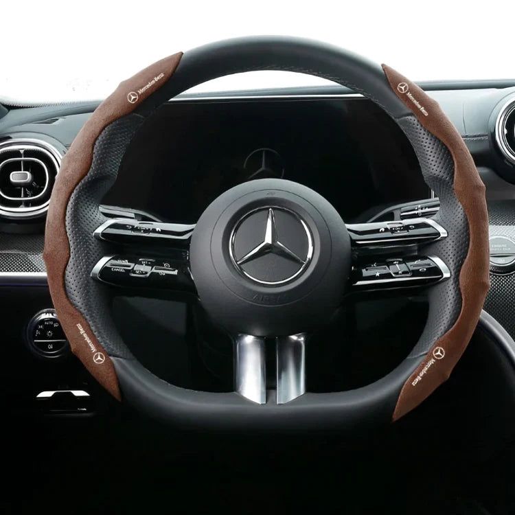 Couvre-volant en daim luxueux