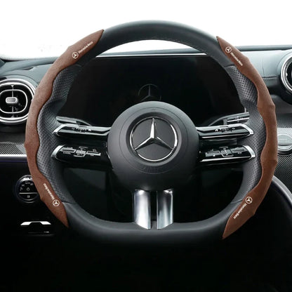 Couvre-volant en daim luxueux