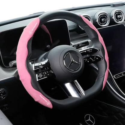 Couvre-volant en daim luxueux
