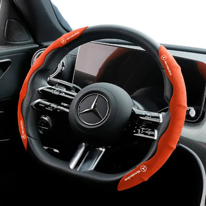 Couvre-volant en daim luxueux