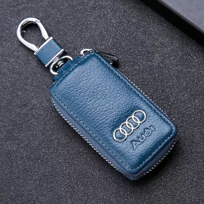 Porte-clés De Voiture En Cuir Véritable