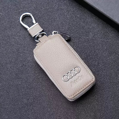 Porte-clés De Voiture En Cuir Véritable