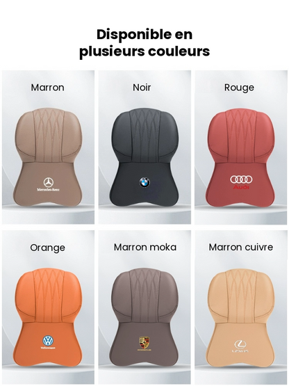 Set Appuie-tête et Coussin Lombaire Auto