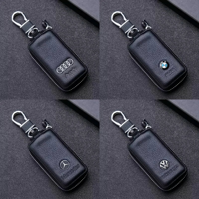 Porte-clés De Voiture En Cuir Véritable