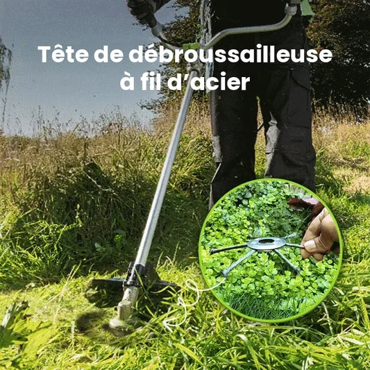 Tête de débroussailleuse à fil d’acier